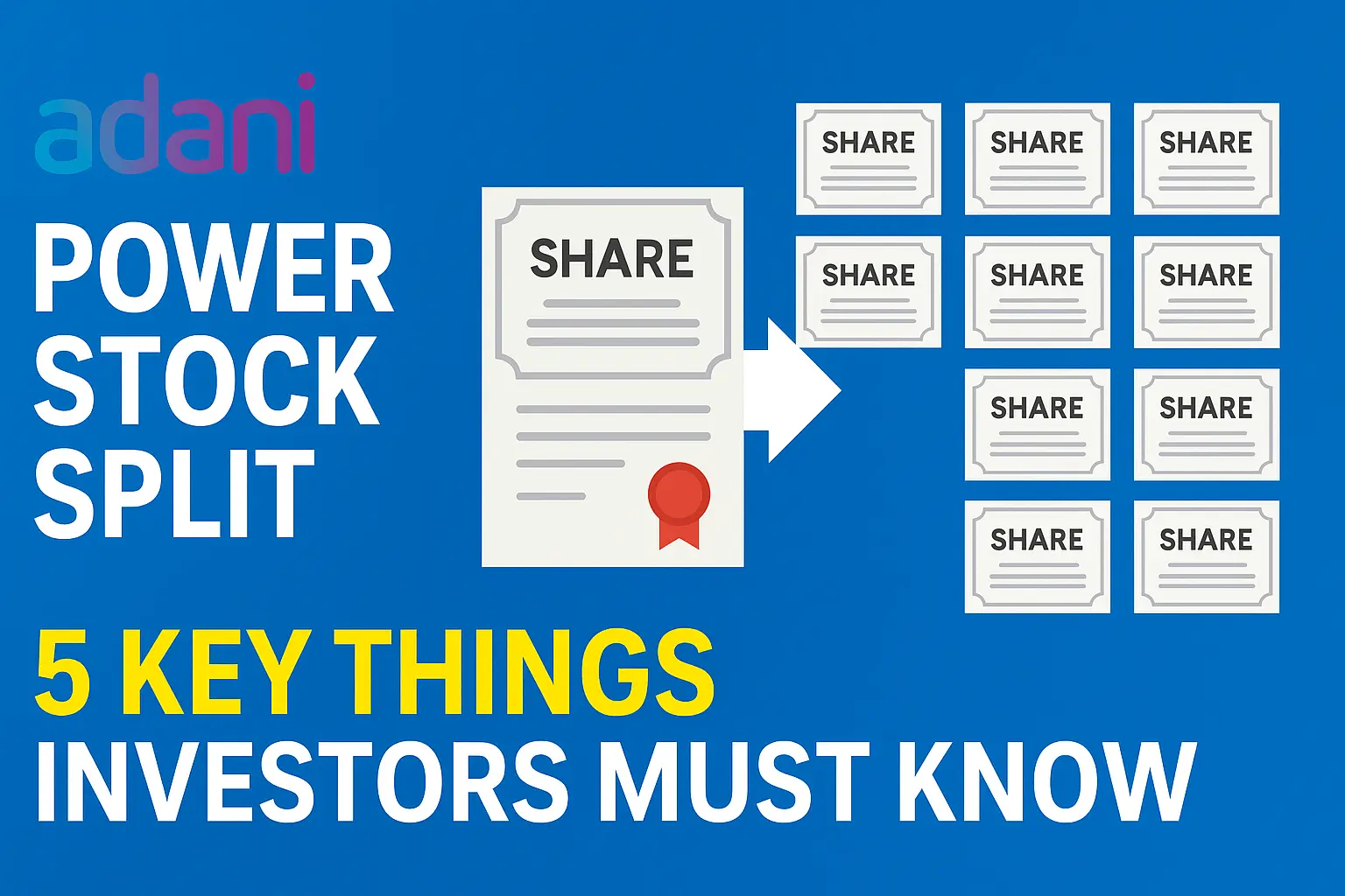 Adani Power Stock Split 2025 5 Key Things Investors Must Know