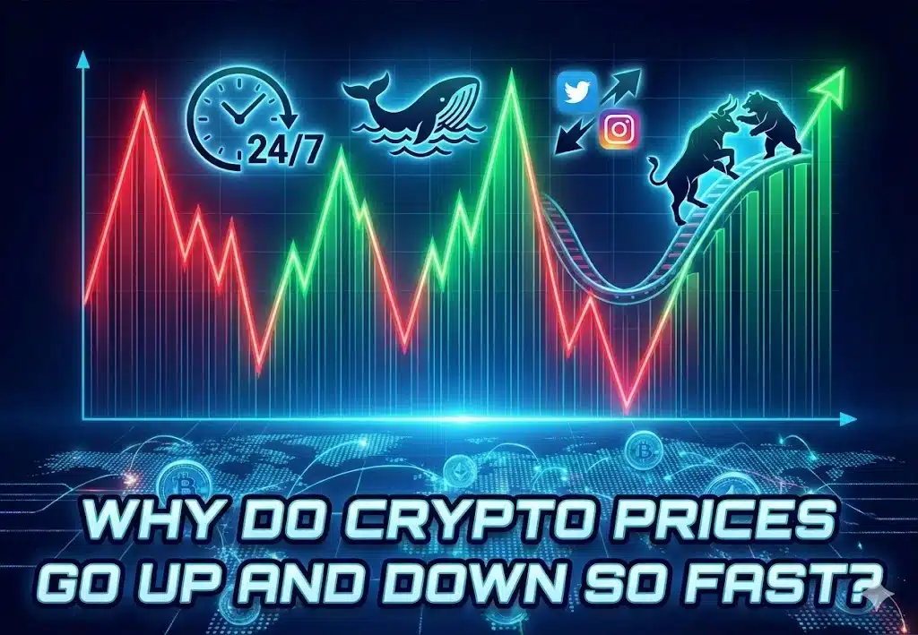 Why Do Crypto Prices Go Up and Down So Fast